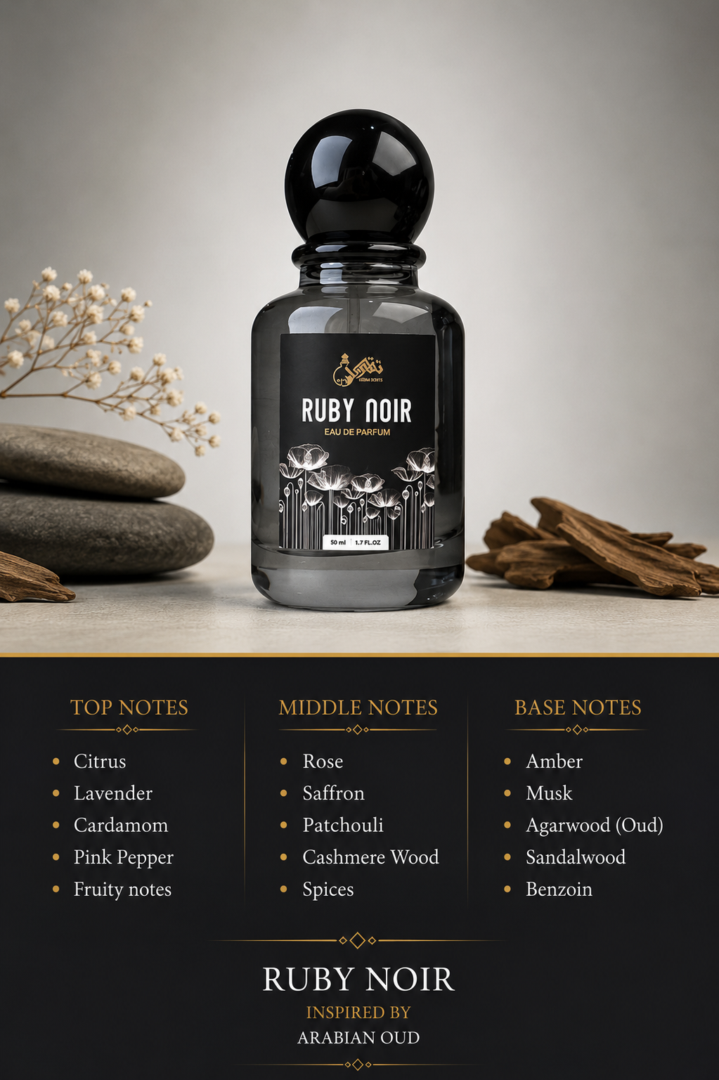 RUBY NOIR - INSPIRED BY ARABIAN OUD